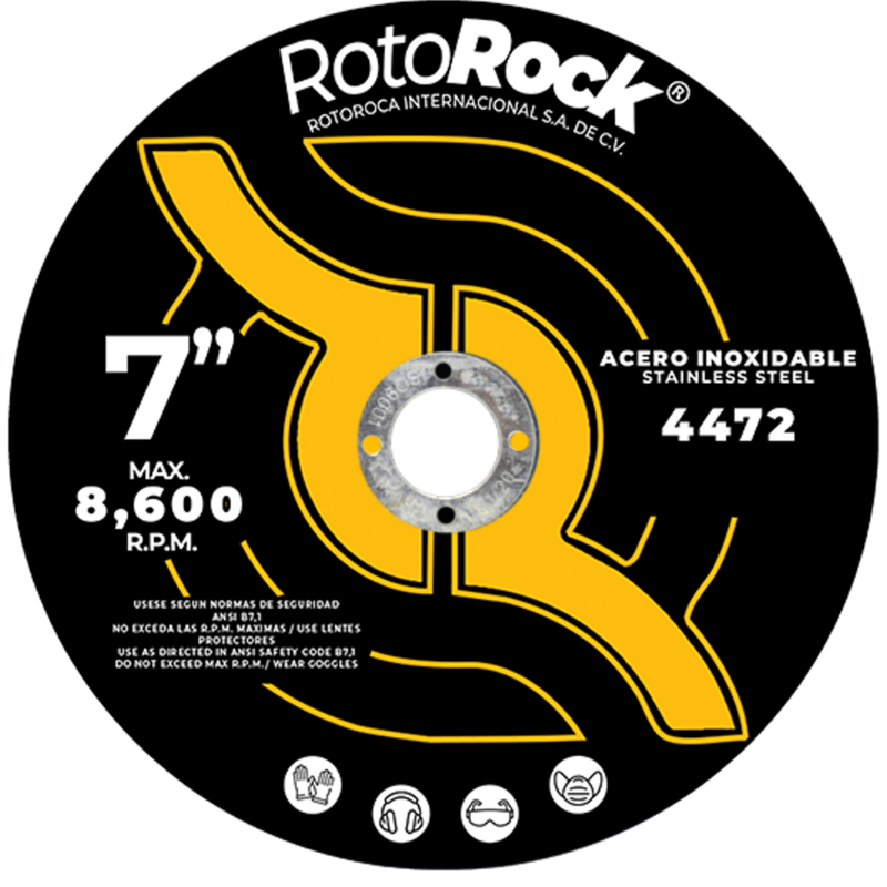 4472 DISCO DE CORTE DELGADO 7" X 1/16" X 7/8" A60