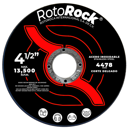 4478 DISCO DE CORTE DELGADO HIGH PERFORMANCE  4.5" X 0.039" X 7/8" A60